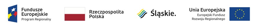 Fundusze Europejskie, Program Regionalny. Rzeczpospolita Polska. Śląskie. Unia Europejska, Europejski Fundusz Rozwoju Regionalnego.